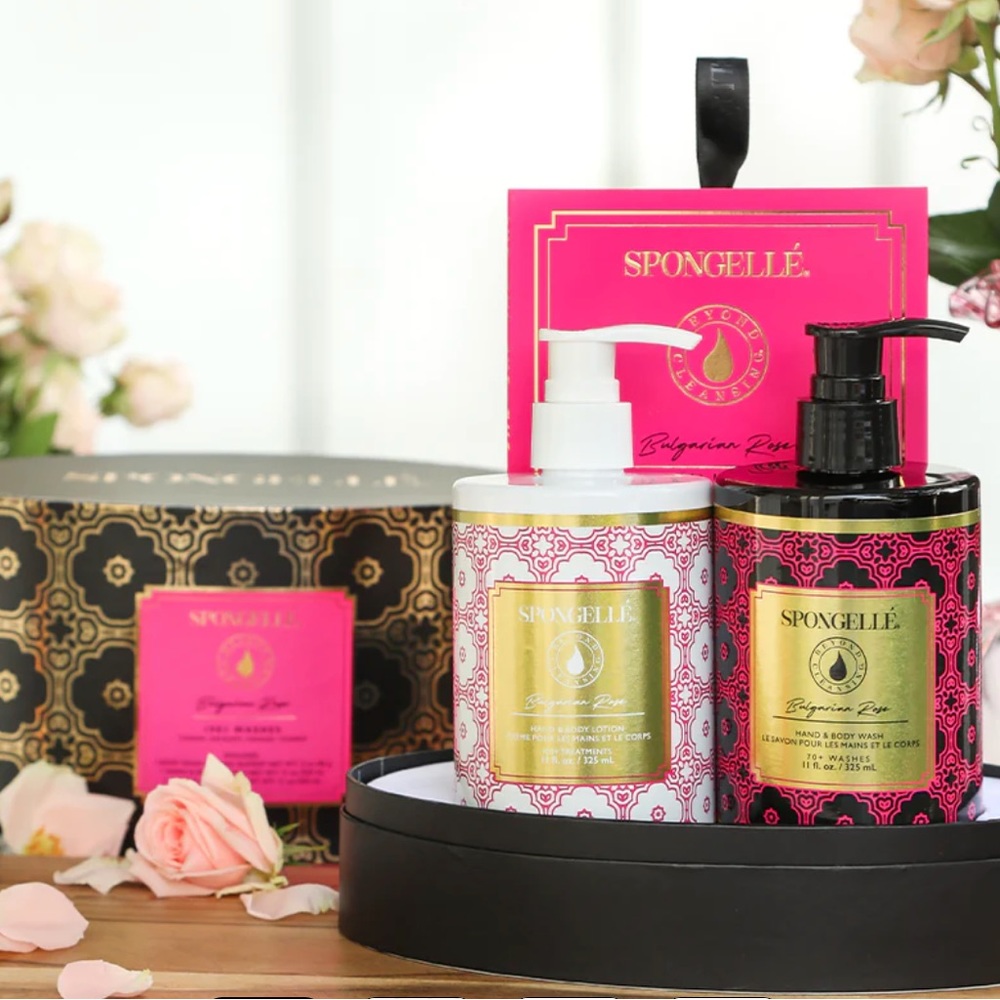 SPONGELLE Bulgarian Rose Body Gift Set